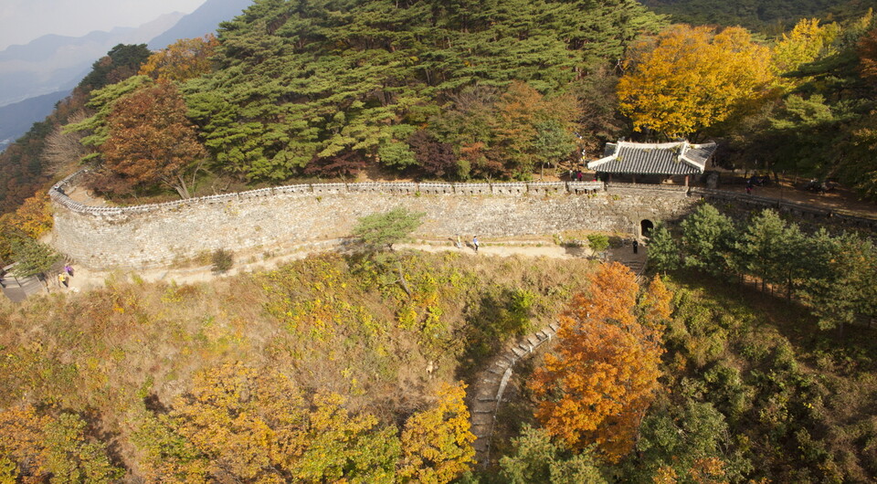 2014년 6월 유네스코 세계유산으로 등재된 남한산성 서문. 사진=경기도남한산성세계유산센터