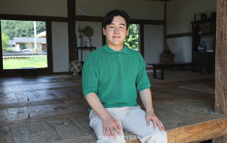 산양정행소와 화수헌을 운영하는 리플레이스의 도원우 대표이사.