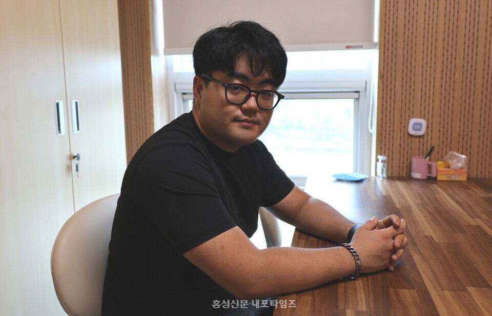 건장한 청년 유혁. 그가 학창 시절 어려움을 극복하는 데는 홍성군청소년상담복지센터의 도움도 있었다.