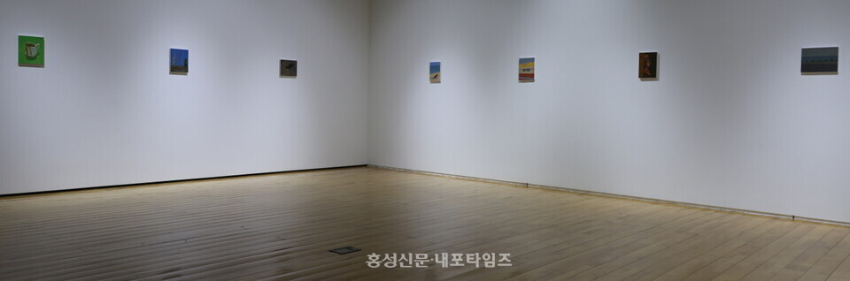 이응노의 집 4전시실에 담긴 전병구 작가의 작품.